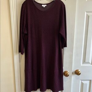 J.Jill Ponte Pullover Knit A-Line Fall/Winter Dress